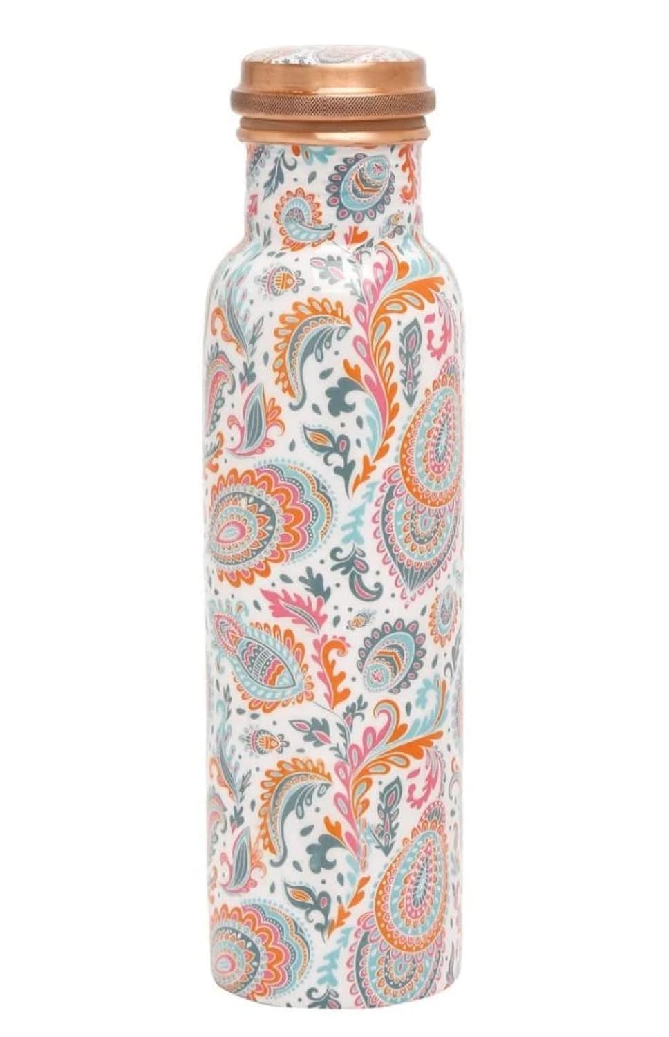 Copper Designer Water Bottle