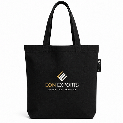 Black Canvas Tote Bags 