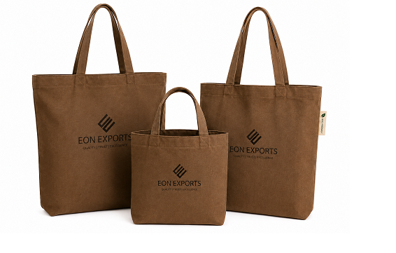Brown Canvas Bags 